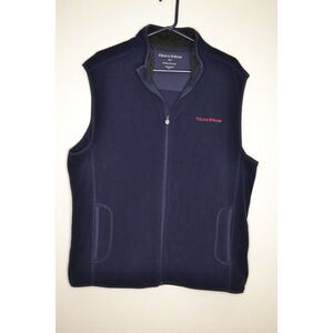 Field & Stream Men's Large Blue Fleece Full Front Zip Vest